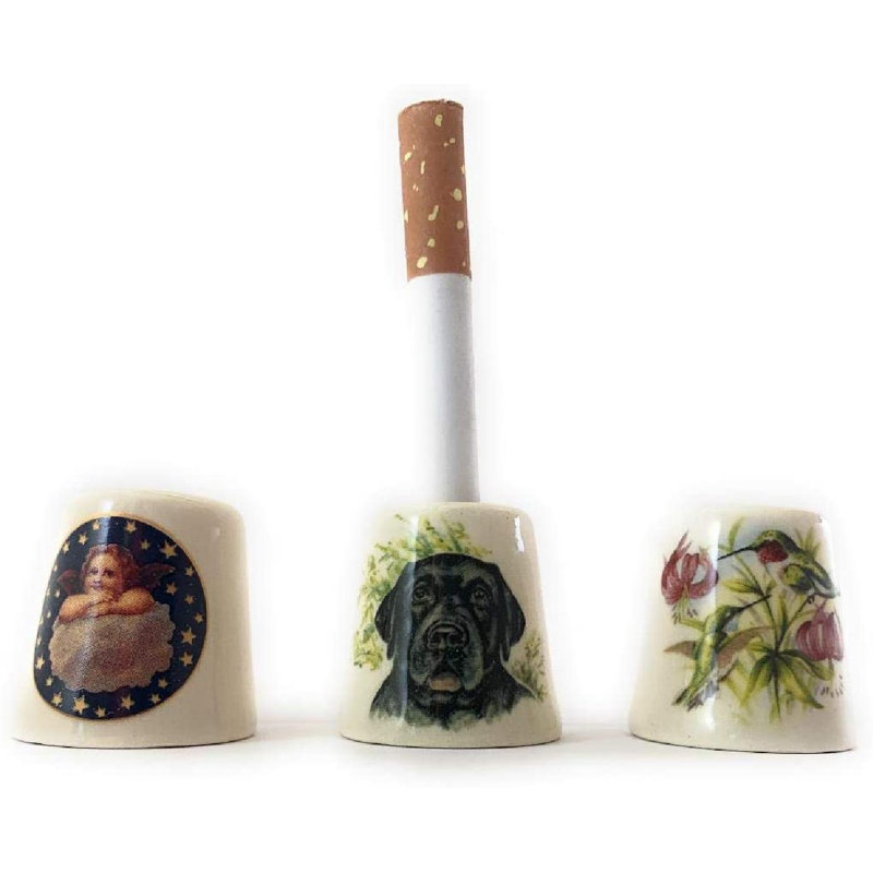 genaositun Ceramic Cigarette Snuffers Instant Cigarette Extinguishers